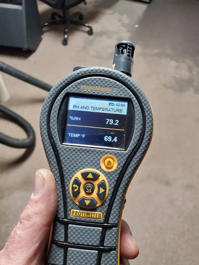 Moisture meter humidity assessment for Mold Remediation & Removal in North Fort Lewis